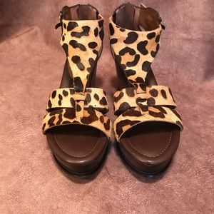 Donald Pliner Animal Print Wedges